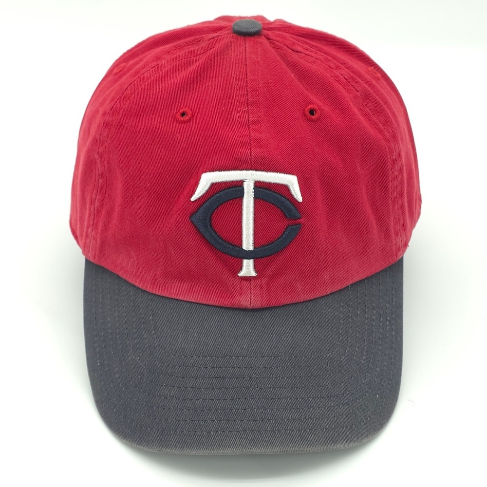 Minnesota Twins Hat Cap Mens StrapBack Red MLB Black Baseball 47 Brand